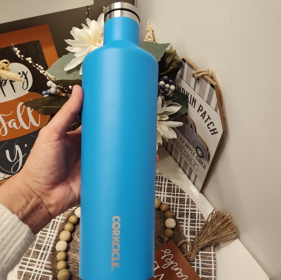 🎉EUC Corkcicle Brand Waterman 25 oz Stainless Steel Thermos Bottle, Matte Blue - Picture 7 of 9